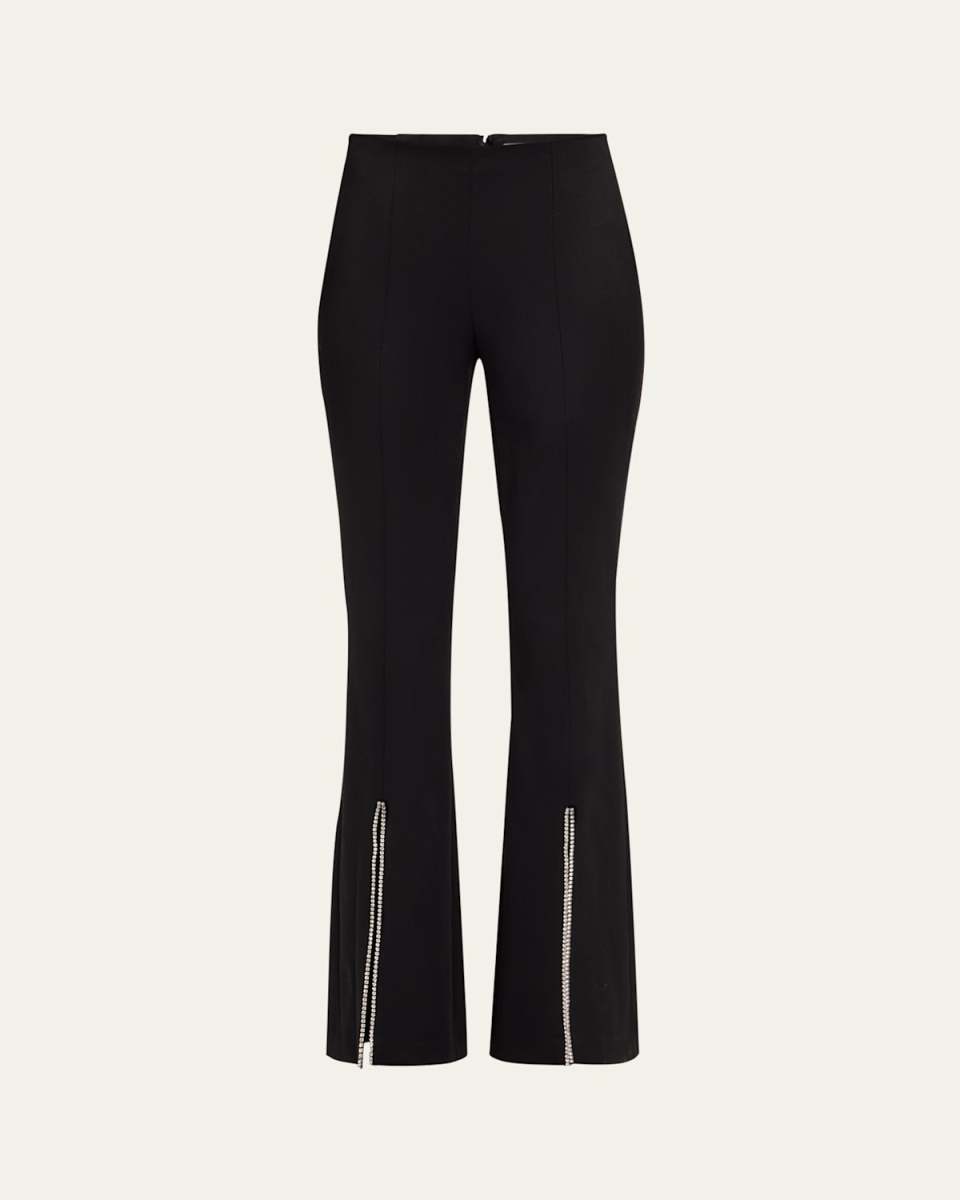 RMP Bootcut Pants with Embellished Front Slits